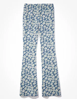 AE Super High-Waisted Knit Flare Pant