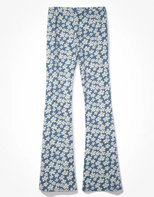 AE Super High-Waisted Knit Flare Pant