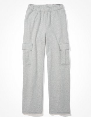 AE Fleece Wide-Leg Sweatpant
