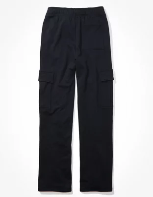 AE Fleece Wide-Leg Sweatpant