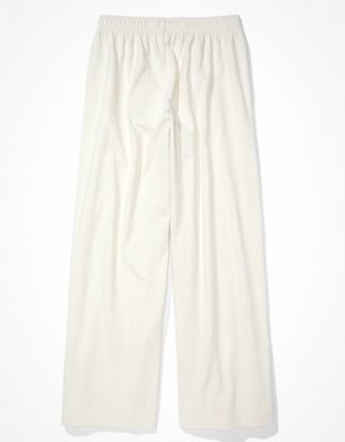 AE Sun Set Super High-Waisted Baggy Wide-Leg Knit Pant