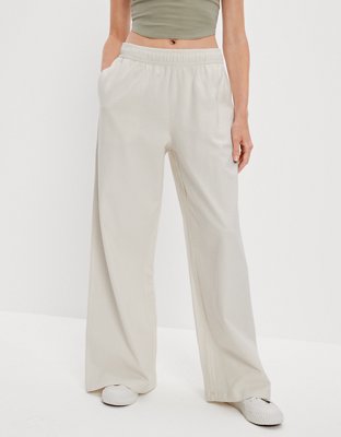 AE Sun Set Super High-Waisted Baggy Wide-Leg Knit Pant