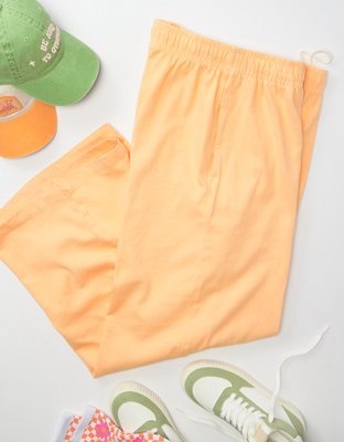 AE Sun Set Super High-Waisted Baggy Wide-Leg Knit Pant