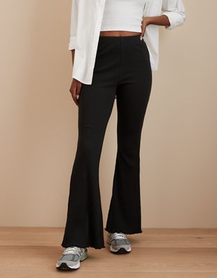 AE Super High-Waisted Space-Dye Flare Pant