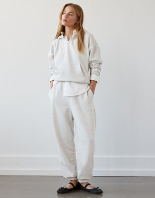 Ae gridback fleece jogger pant online