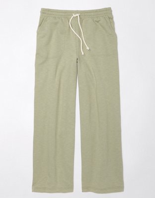 Женские брюки American Eagle AE High-Waisted Baggy Wide-Leg Sweatpant — фото 3