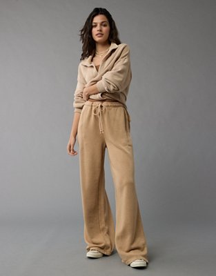 AE Baggy Wide-Leg Sunset Fleece Sweatpant