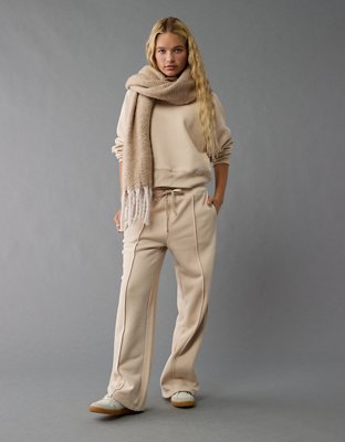 AE Everyday Luxe Wide-Leg Sweatpant