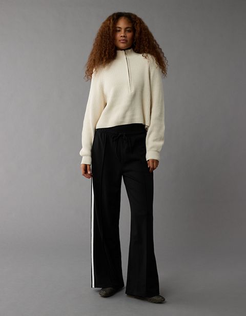 Женские брюки American Eagle AE Stretch High-Waisted Wide-Leg Track Pant