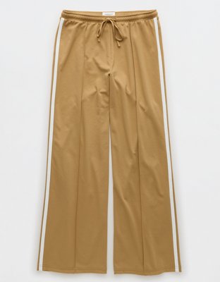 AE Stretch High-Waisted Wide-Leg Track Pant