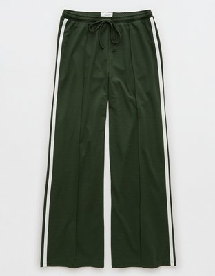 Pantalon d’entraînement à jambe large et taille haute extensible AE
