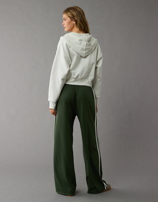 AE Stretch High-Waisted Wide-Leg Track Pant