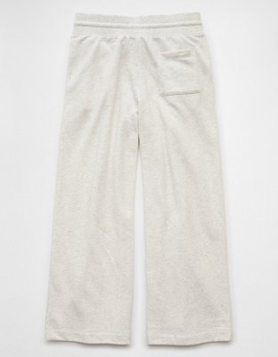 AE Fleece Wide-Leg Sweatpant Trouser
