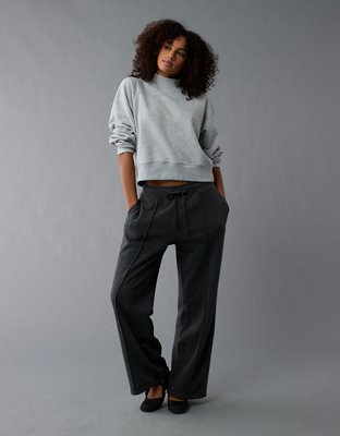 AE Everyday Luxe Wide-Leg Sweatpant