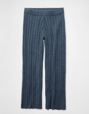 AE Ribbed Wide Leg Pant