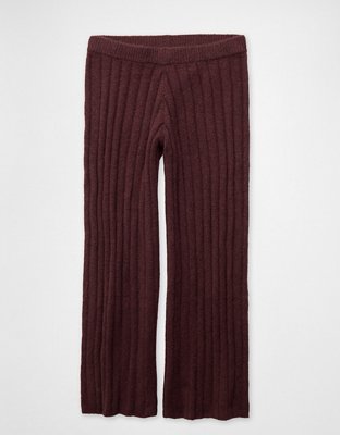 AE Ribbed Wide Leg Pant