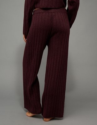 AE Ribbed Wide Leg Pant