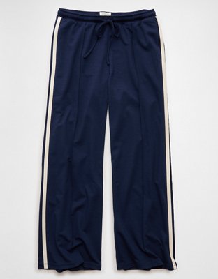 AE Stretch High-Waisted Wide-Leg Track Pant