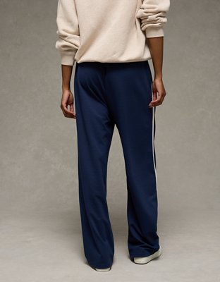 AE Stretch High-Waisted Wide-Leg Track Pant