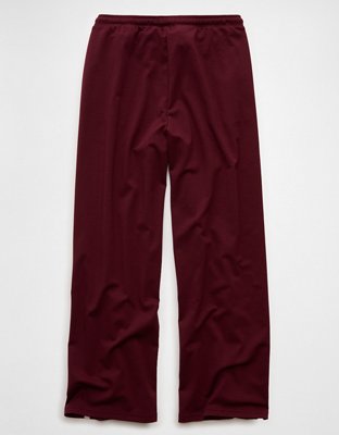 AE Stretch High-Waisted Wide-Leg Track Pant