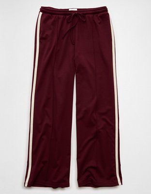 AE Stretch High-Waisted Wide-Leg Track Pant