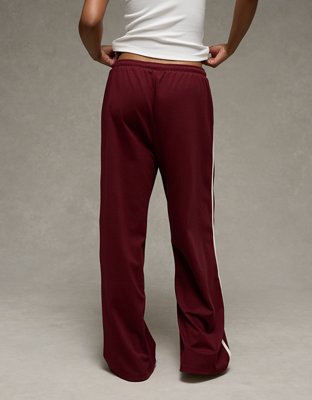 AE Stretch High-Waisted Wide-Leg Track Pant