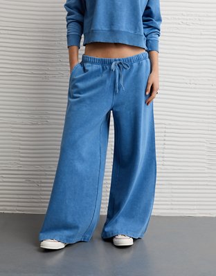 AE Everyday Luxe Wide-Leg Sweatpant