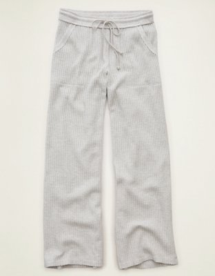 AE Big Hug Waffle Wide Leg Sweatpant