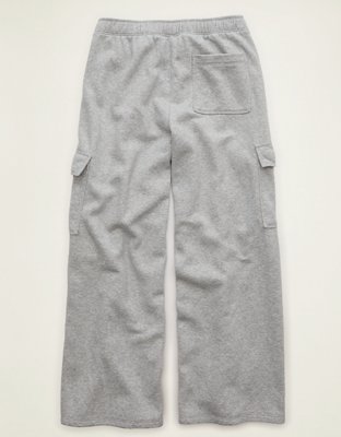 AE Everyday Luxe Cargo Wide-Leg Sweatpant