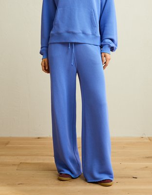 Pantalon en molleton à jambe large et taille basse Campus AE