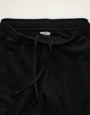 AE Everyday Luxe Cargo Wide-Leg Sweatpant
