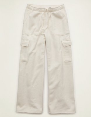 AE Everyday Luxe Cargo Wide-Leg Sweatpant