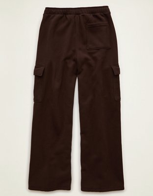 AE Everyday Luxe Cargo Wide-Leg Sweatpant