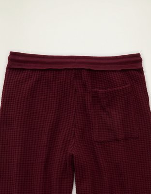 AE Big Hug Waffle Wide-Leg Pant