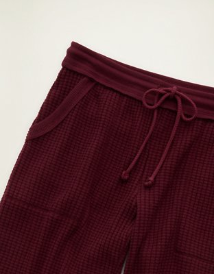 AE Big Hug Waffle Wide-Leg Pant