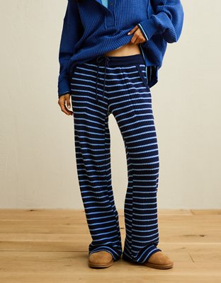 AE Big Hug Waffle Wide-Leg Sweatpant