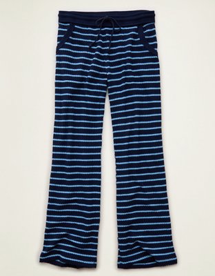 AE Big Hug Waffle Wide-Leg Pant
