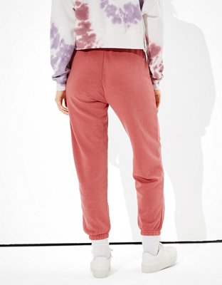 ae forever fleece slim boyfriend jogger