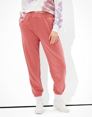 ae forever fleece slim boyfriend jogger