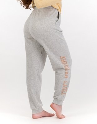 Ae fleece slim boyfriend jogger sale