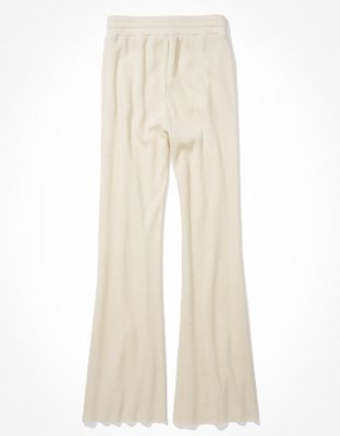 AE Waffle Super High-Waisted Flare Pant