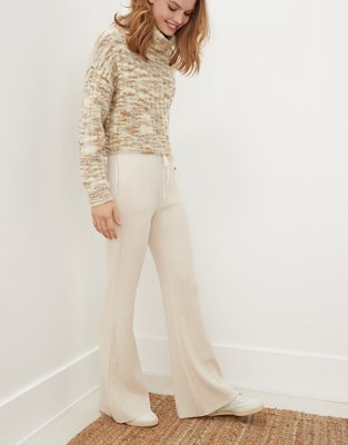 AE Waffle Super High-Waisted Flare Pant