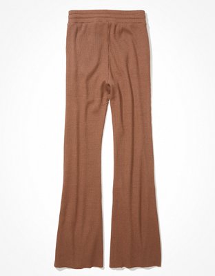 AE Waffle Super High-Waisted Flare Pant