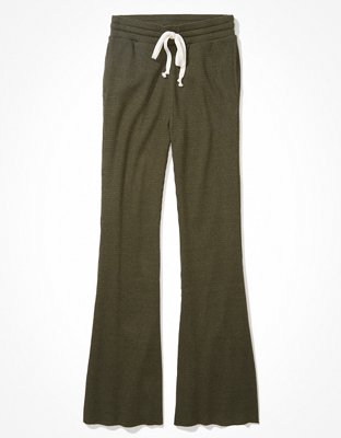 AE Waffle Super High-Waisted Flare Pant