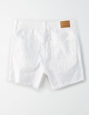 AE High-Waisted Denim Midi Short