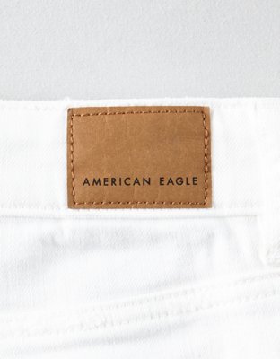 AE High-Waisted Denim Midi Short