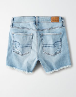 AE Ne(x)t Level High-Waisted Denim Midi Short