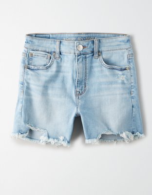 AE Ne(x)t Level High-Waisted Denim Midi Short
