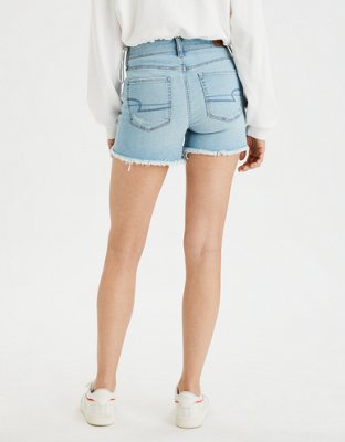AE Ne(x)t Level High-Waisted Denim Midi Short
