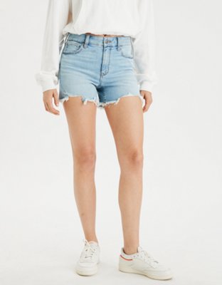 AE Ne(x)t Level High-Waisted Denim Midi Short